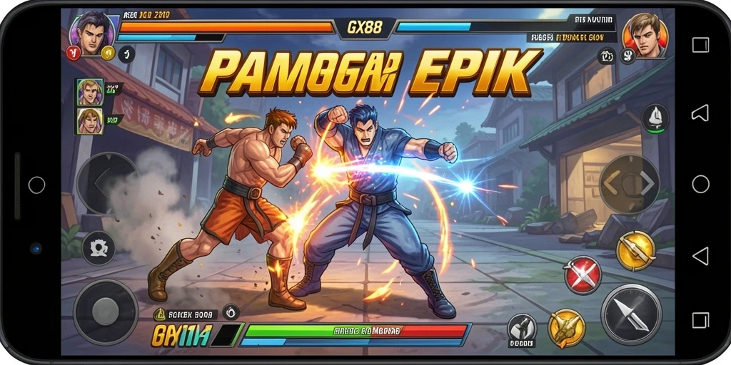 Tampilan mendebarkan dalam pertarungan GX88.