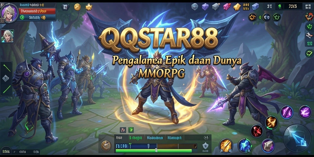 Tampilan atraktif gameplay <strong>QQSTAR88</strong> dengan pertempuran yang mendebarkan.