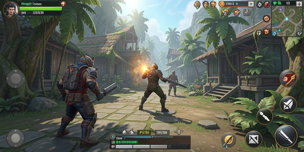 Screenshot gameplay menampilkan strategi bertarung yang epik di RP6789.