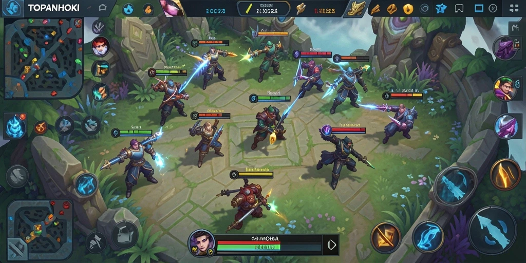 Gameplay seru dan strategi tim yang mendebarkan.